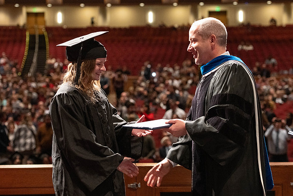 Convocation of the College of Education and Human Development in the I-Center.