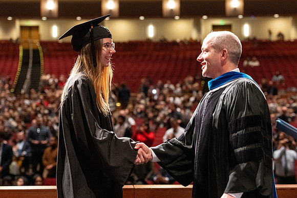 Convocation of the College of Education and Human Development in the I-Center.