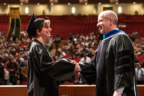 Convocation of the College of Education and Human Development in the I-Center.