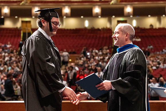Convocation of the College of Education and Human Development in the I-Center.