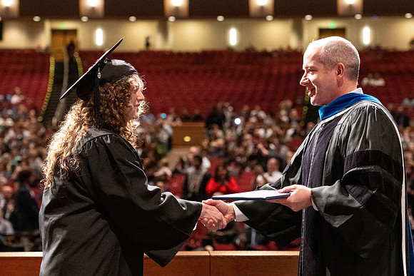 Convocation of the College of Education and Human Development in the I-Center.