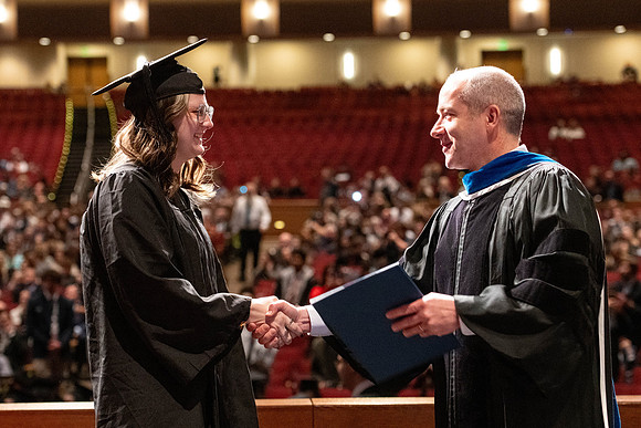 Convocation of the College of Education and Human Development in the I-Center.