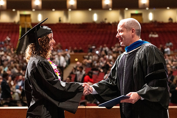 Convocation of the College of Education and Human Development in the I-Center.