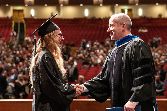 Convocation of the College of Education and Human Development in the I-Center.