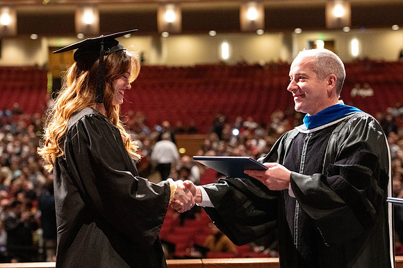 Convocation of the College of Education and Human Development in the I-Center.