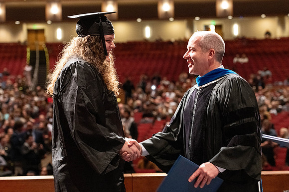 Convocation of the College of Education and Human Development in the I-Center.
