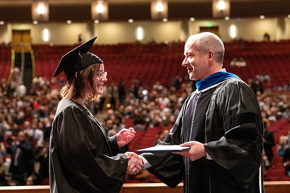 Convocation of the College of Education and Human Development in the I-Center.