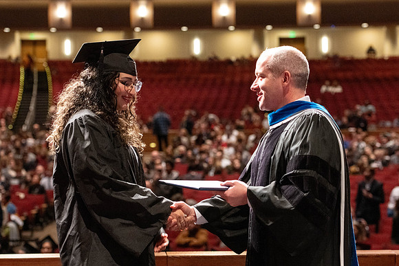 Convocation of the College of Education and Human Development in the I-Center.
