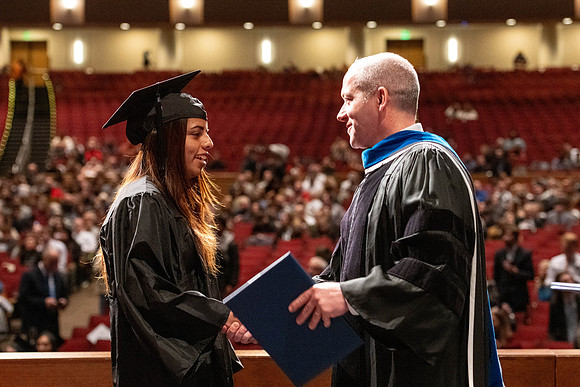 Convocation of the College of Education and Human Development in the I-Center.
