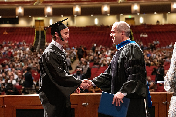 Convocation of the College of Education and Human Development in the I-Center.