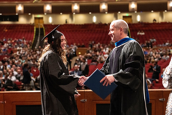 Convocation of the College of Education and Human Development in the I-Center.