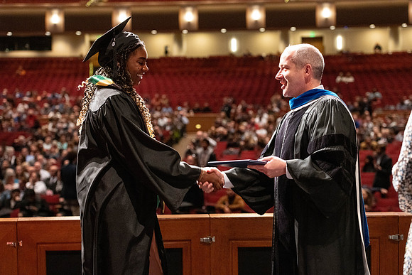 Convocation of the College of Education and Human Development in the I-Center.