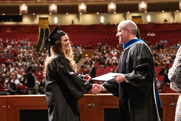 Convocation of the College of Education and Human Development in the I-Center.