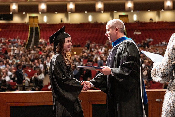 Convocation of the College of Education and Human Development in the I-Center.