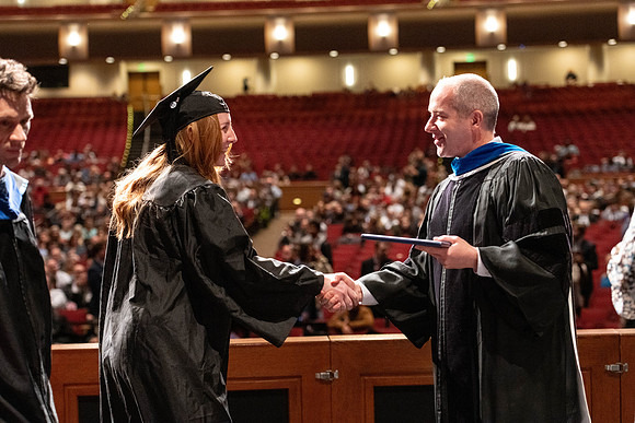 Convocation of the College of Education and Human Development in the I-Center.
