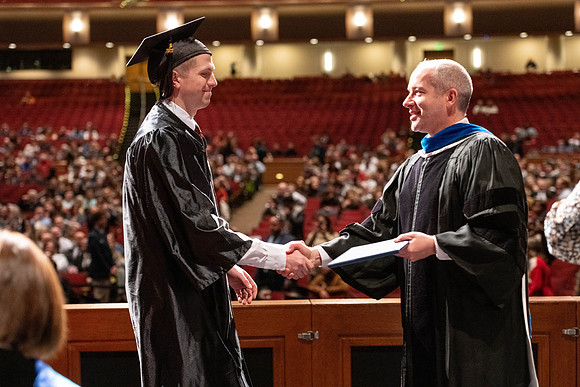 Convocation of the College of Education and Human Development in the I-Center.