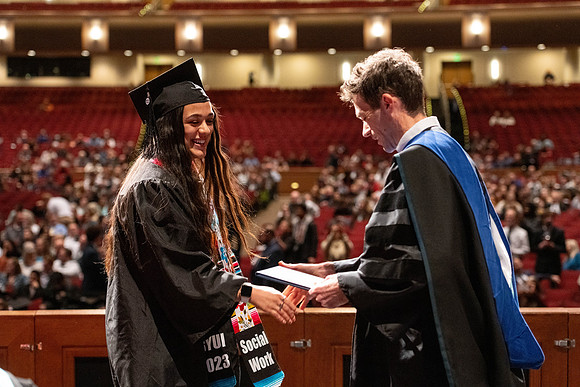 Convocation of the College of Education and Human Development in the I-Center.