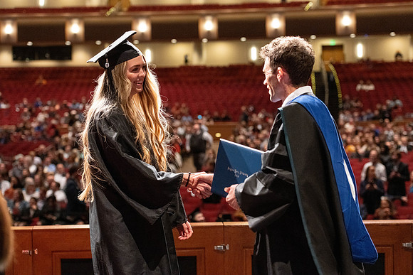 Convocation of the College of Education and Human Development in the I-Center.