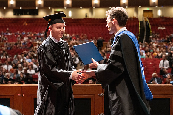 Convocation of the College of Education and Human Development in the I-Center.