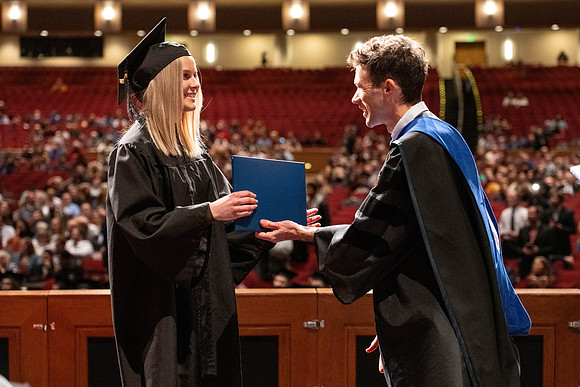 Convocation of the College of Education and Human Development in the I-Center.