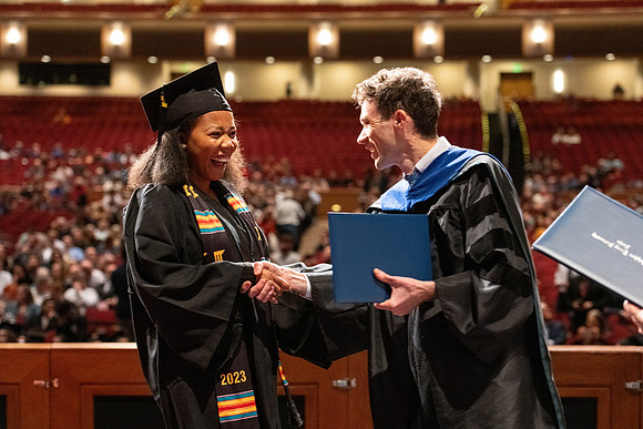 Convocation of the College of Education and Human Development in the I-Center.