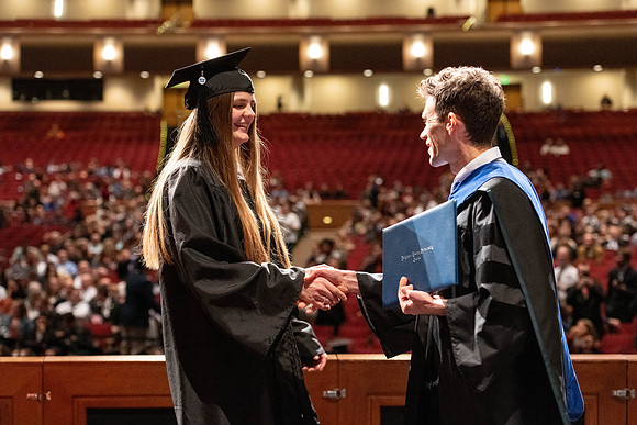 Convocation of the College of Education and Human Development in the I-Center.