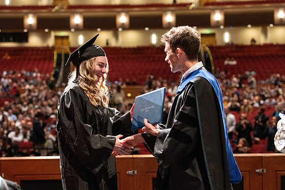 Convocation of the College of Education and Human Development in the I-Center.