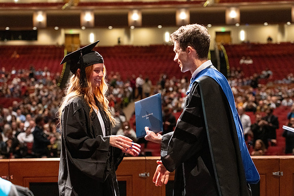 Convocation of the College of Education and Human Development in the I-Center.