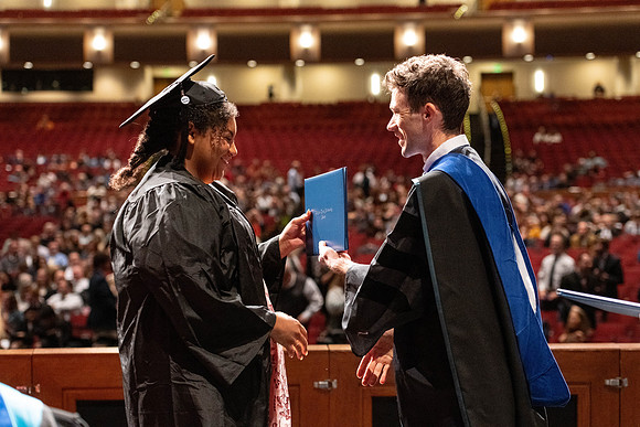 Convocation of the College of Education and Human Development in the I-Center.