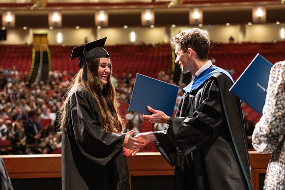 Convocation of the College of Education and Human Development in the I-Center.