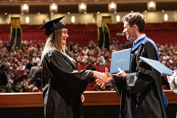 Convocation of the College of Education and Human Development in the I-Center.