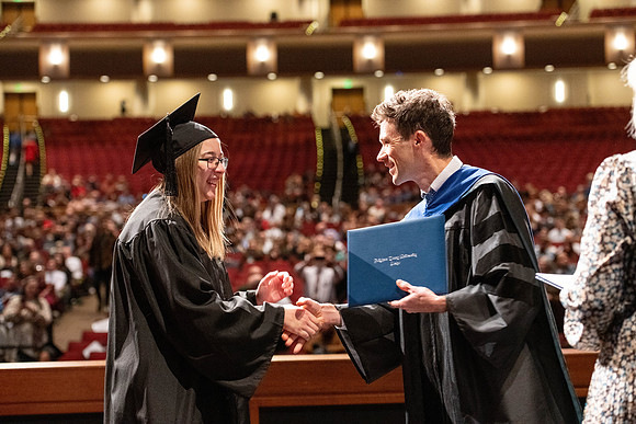 Convocation of the College of Education and Human Development in the I-Center.