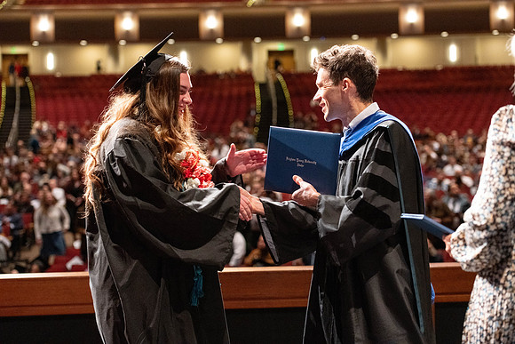 Convocation of the College of Education and Human Development in the I-Center.