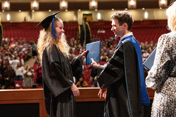 Convocation of the College of Education and Human Development in the I-Center.