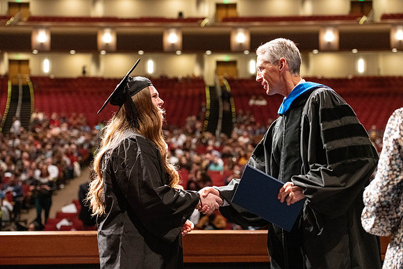 Convocation of the College of Education and Human Development in the I-Center.