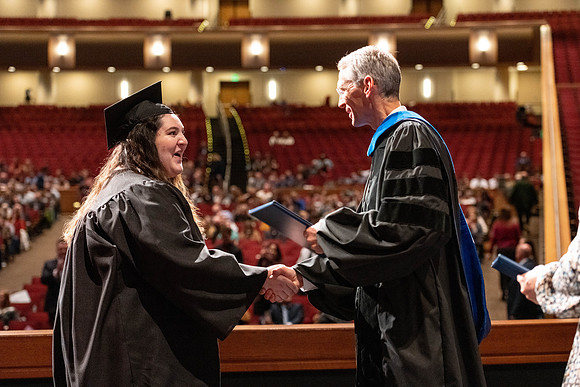 Convocation of the College of Education and Human Development in the I-Center.