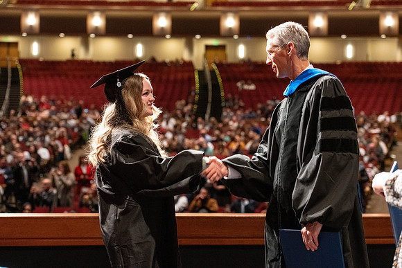 Convocation of the College of Education and Human Development in the I-Center.