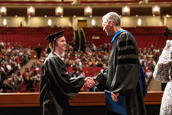 Convocation of the College of Education and Human Development in the I-Center.