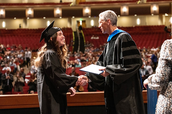 Convocation of the College of Education and Human Development in the I-Center.