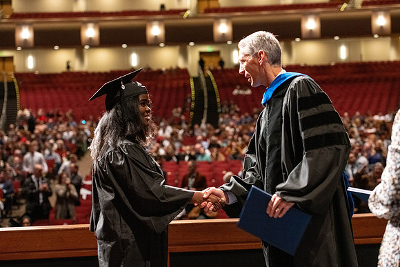 Convocation of the College of Education and Human Development in the I-Center.