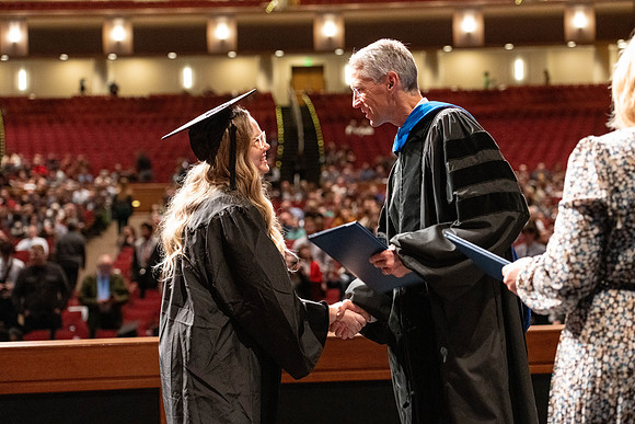 Convocation of the College of Education and Human Development in the I-Center.