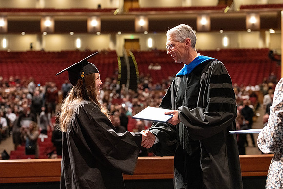 Convocation of the College of Education and Human Development in the I-Center.