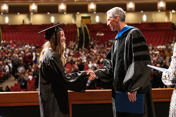 Convocation of the College of Education and Human Development in the I-Center.