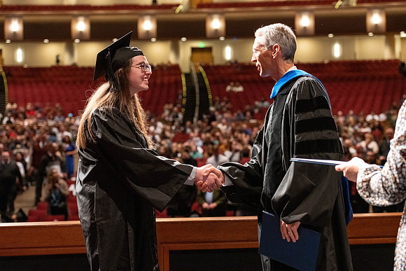 Convocation of the College of Education and Human Development in the I-Center.