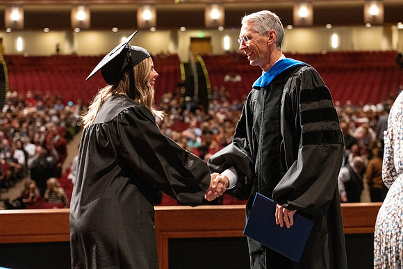Convocation of the College of Education and Human Development in the I-Center.