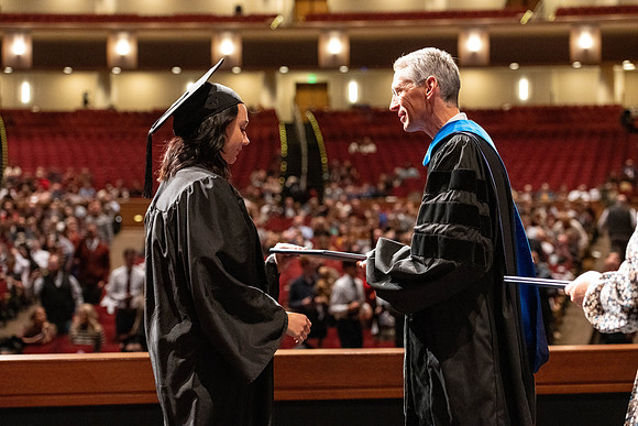 Convocation of the College of Education and Human Development in the I-Center.