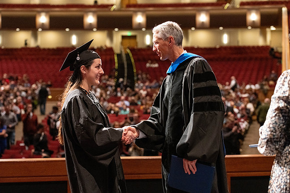 Convocation of the College of Education and Human Development in the I-Center.