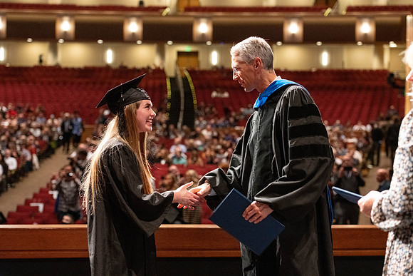 Convocation of the College of Education and Human Development in the I-Center.