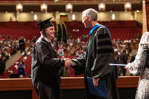 Convocation of the College of Education and Human Development in the I-Center.