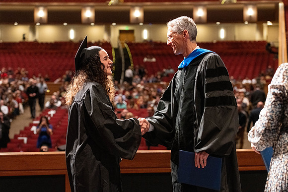 Convocation of the College of Education and Human Development in the I-Center.